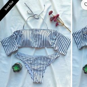 Off the shoulder bathing suit